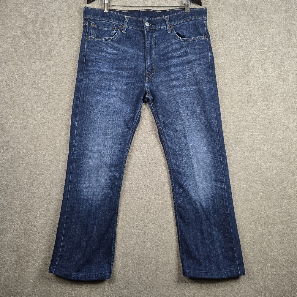 Levis Mens Jeans 36x29 (Actual - Tag Says 36x30) Blue Denim Bootcut (G31)